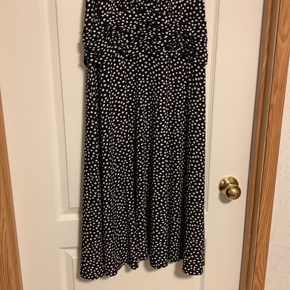 Black with white polka dot dress - Picture 2 of 4